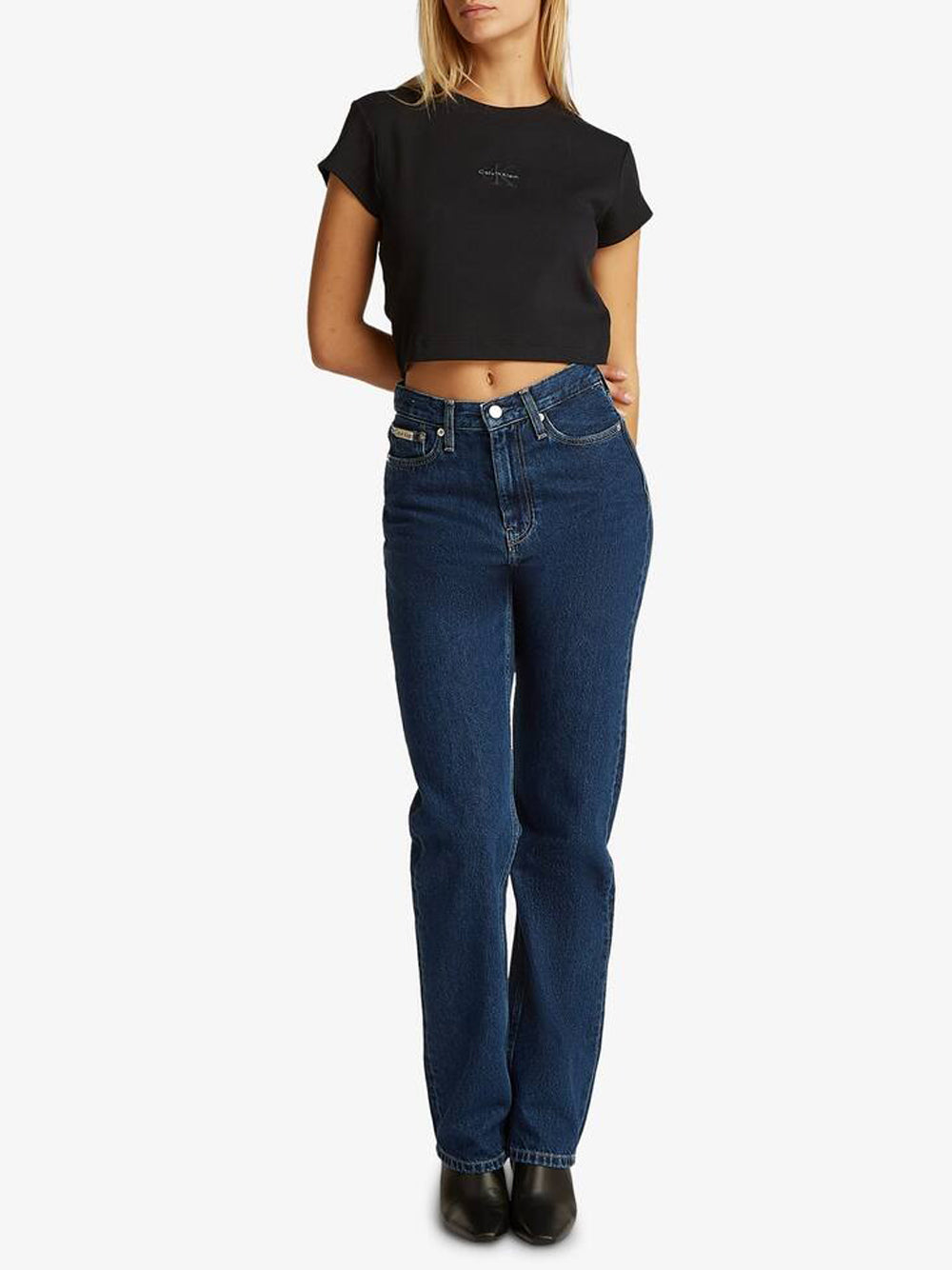 Calvin Klein T-shirt Donna LV047AB802 Nero