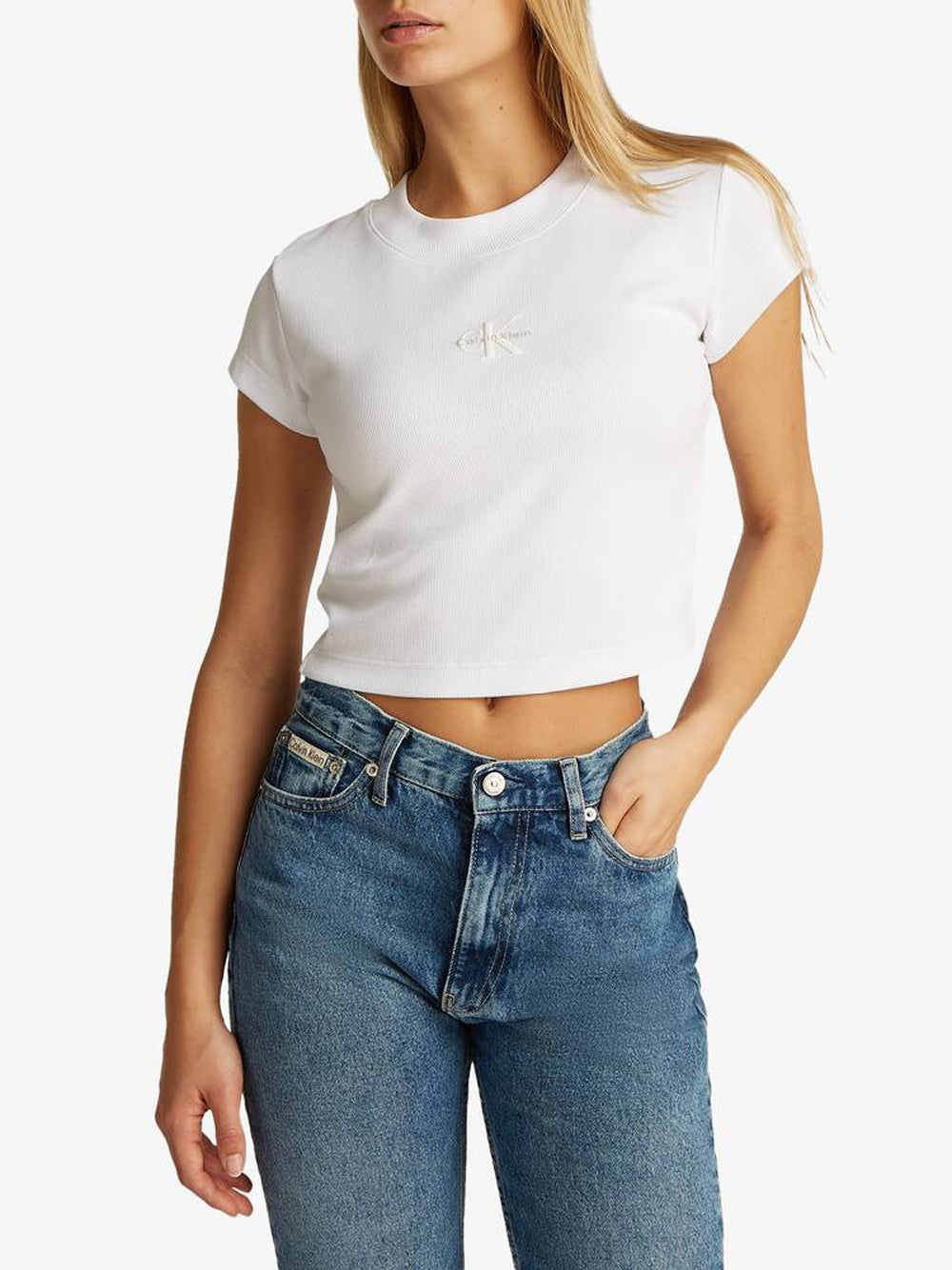 Calvin Klein T-shirt Donna LV047AB802 Bianco