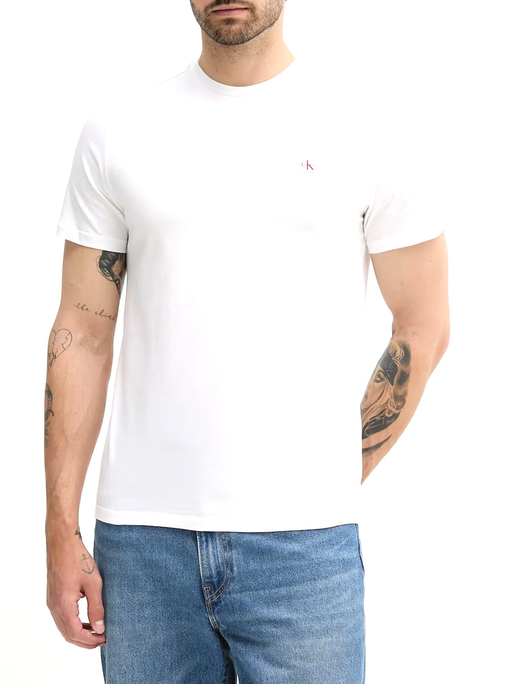 Calvin Klein T-shirt Uomo LV04RC272G Bianco