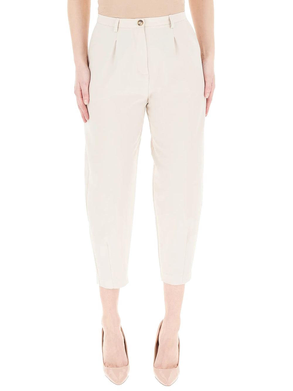 Dixie Pantalone Casual Donna P845W084 Bianco