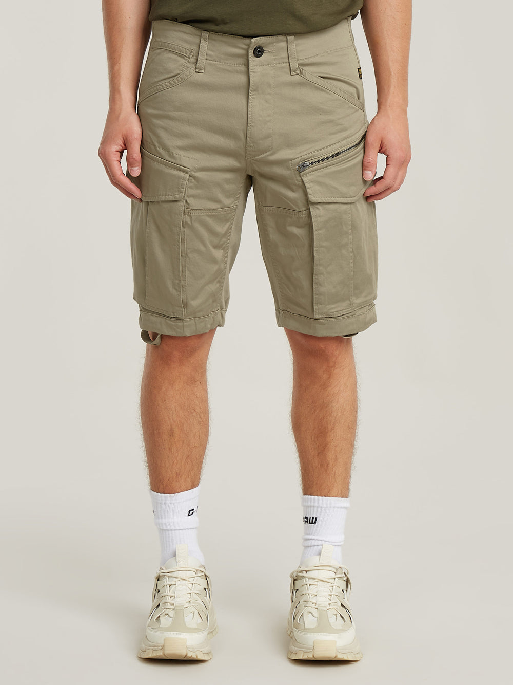 G-Star Bermuda Uomo Rovic Zip Beige