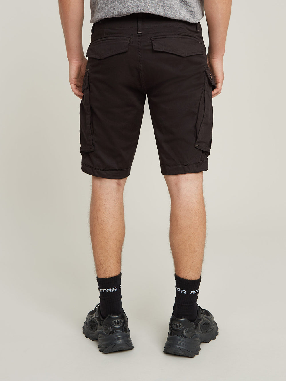 G-Star Bermuda Uomo Rovic Zip Nero