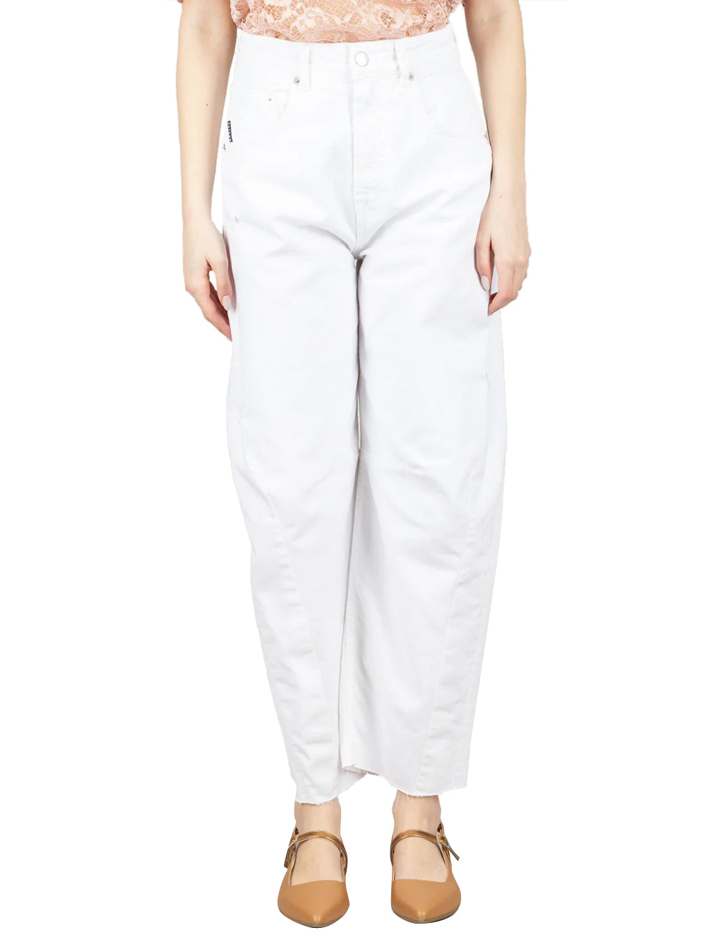 Haveone Pantalone Casual Donna PFA-N054 Bianco
