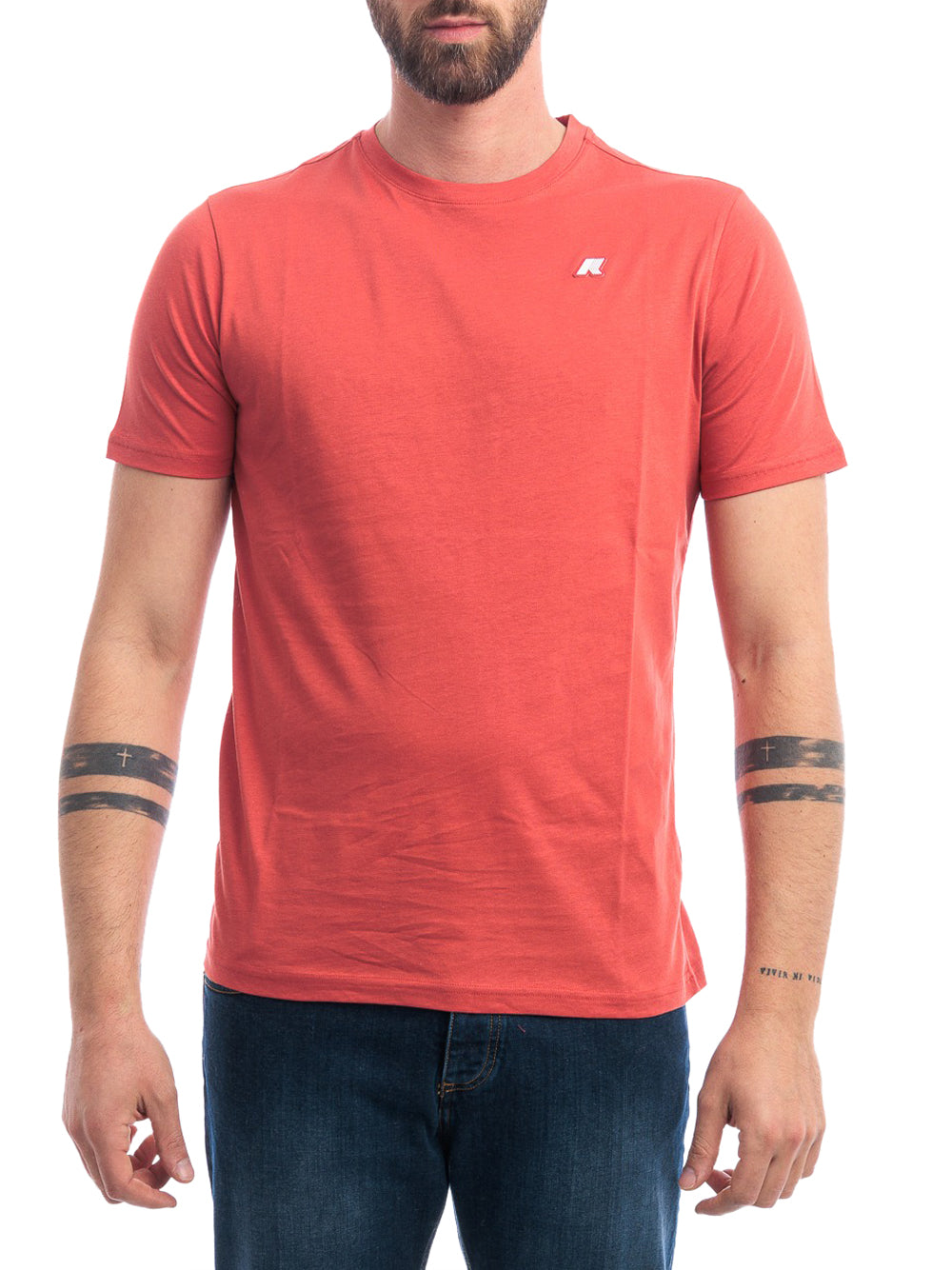 K-way T-shirt Uomo K7125UW Rosso