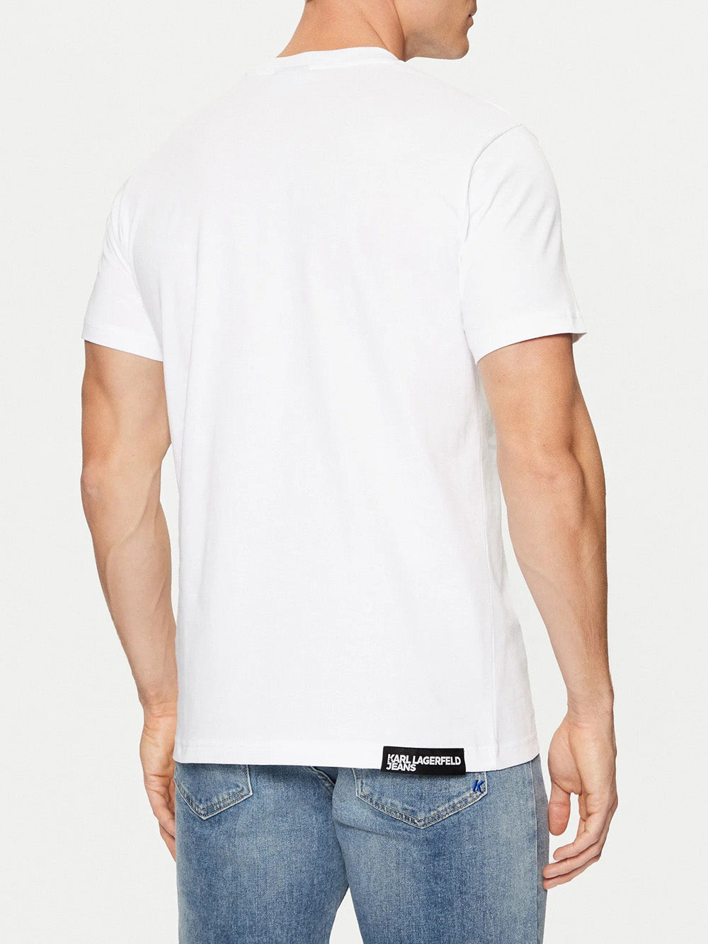 Karl Lagerfeld T-shirt Uomo Klj Slim Bianco