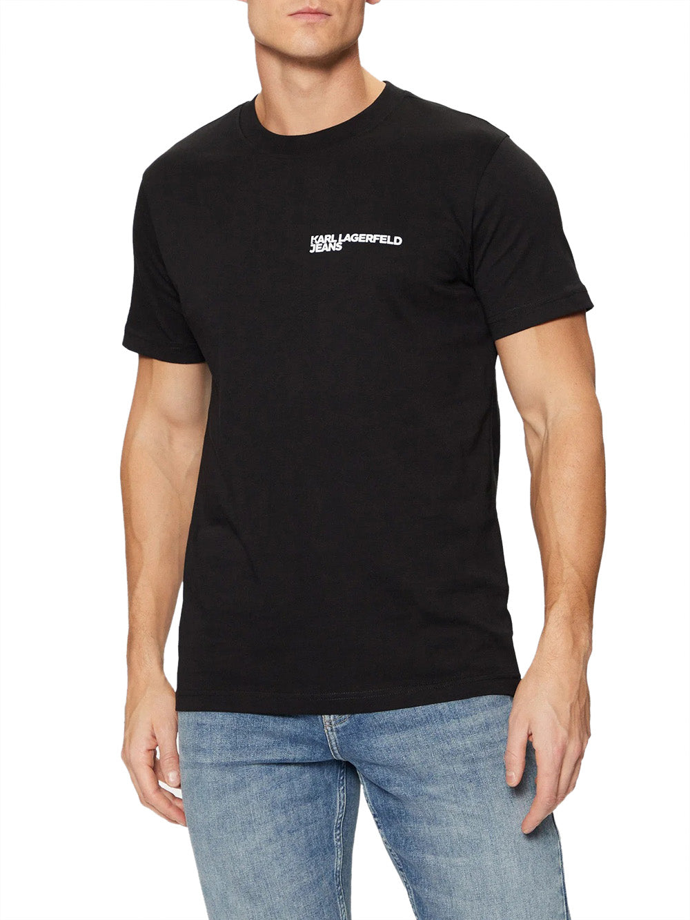 Karl Lagerfeld T-shirt Uomo Klj Slim Nero