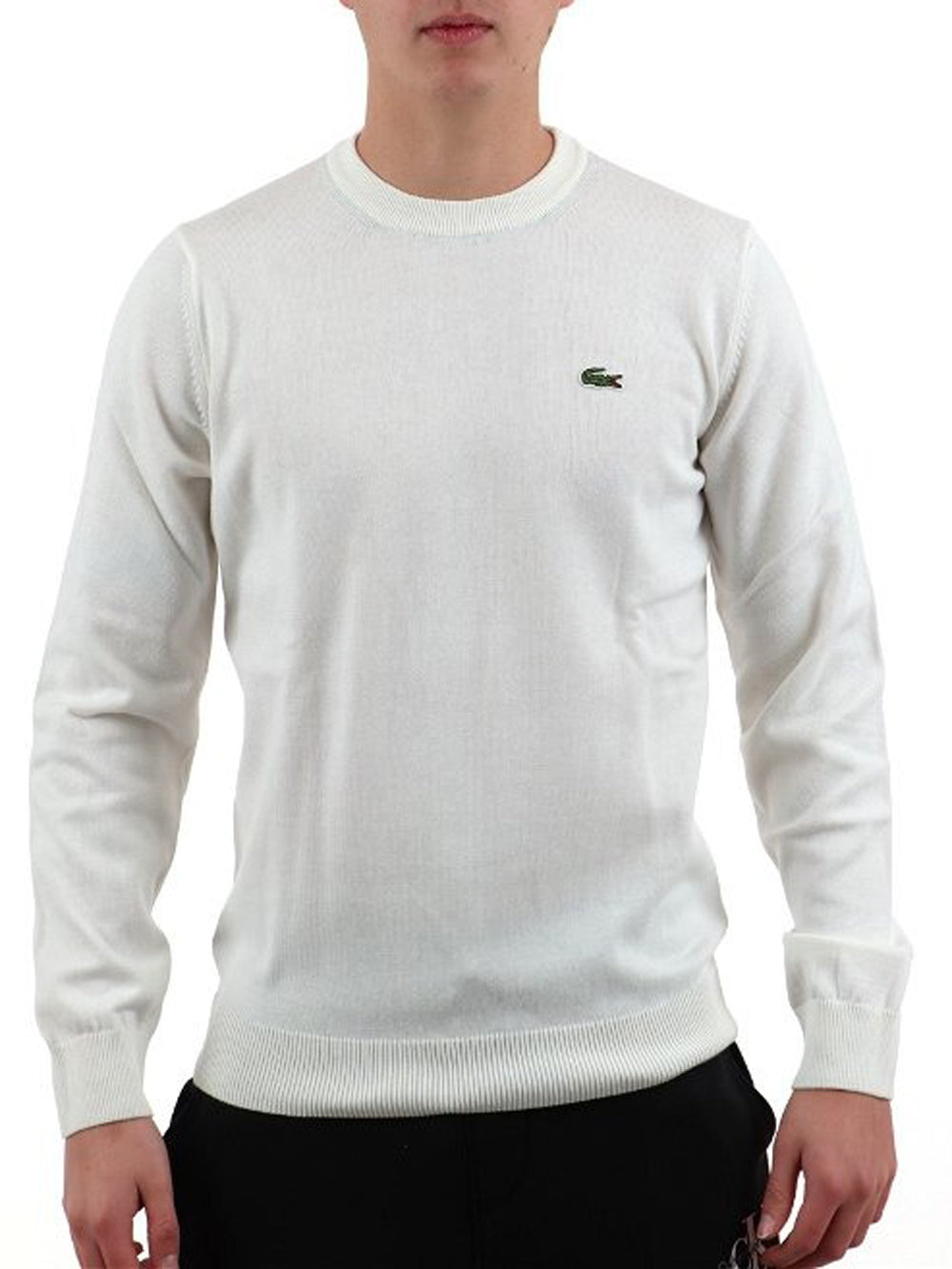 Lacoste Pullover Uomo AH0128 Bianco