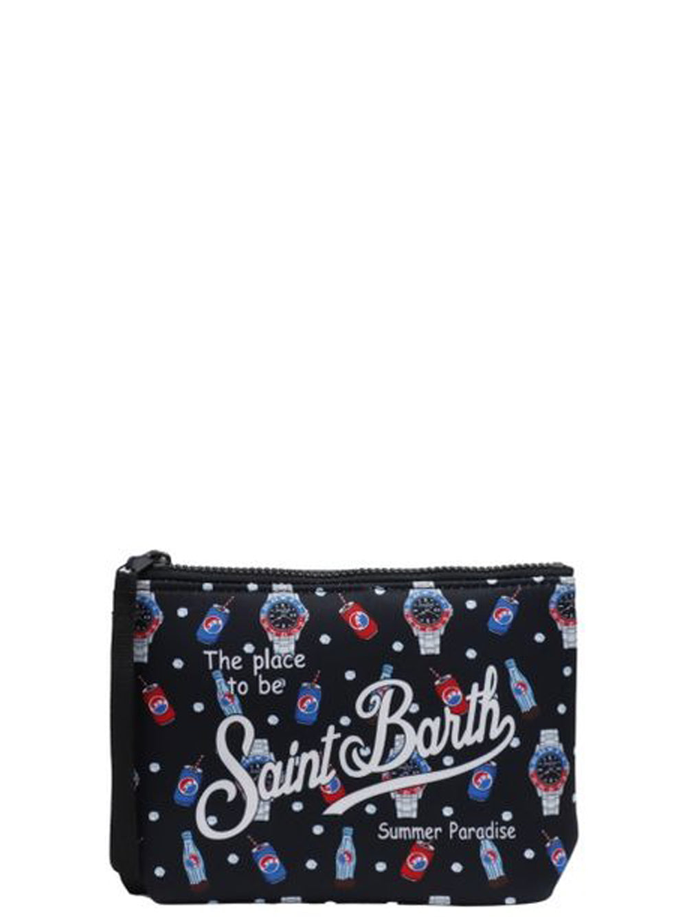 MC2 Saint Barth Borsa Pochette Unisex ALIN001 Nero