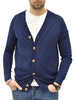 Over-D Cardigan Uomo scollo v raglan Beige
