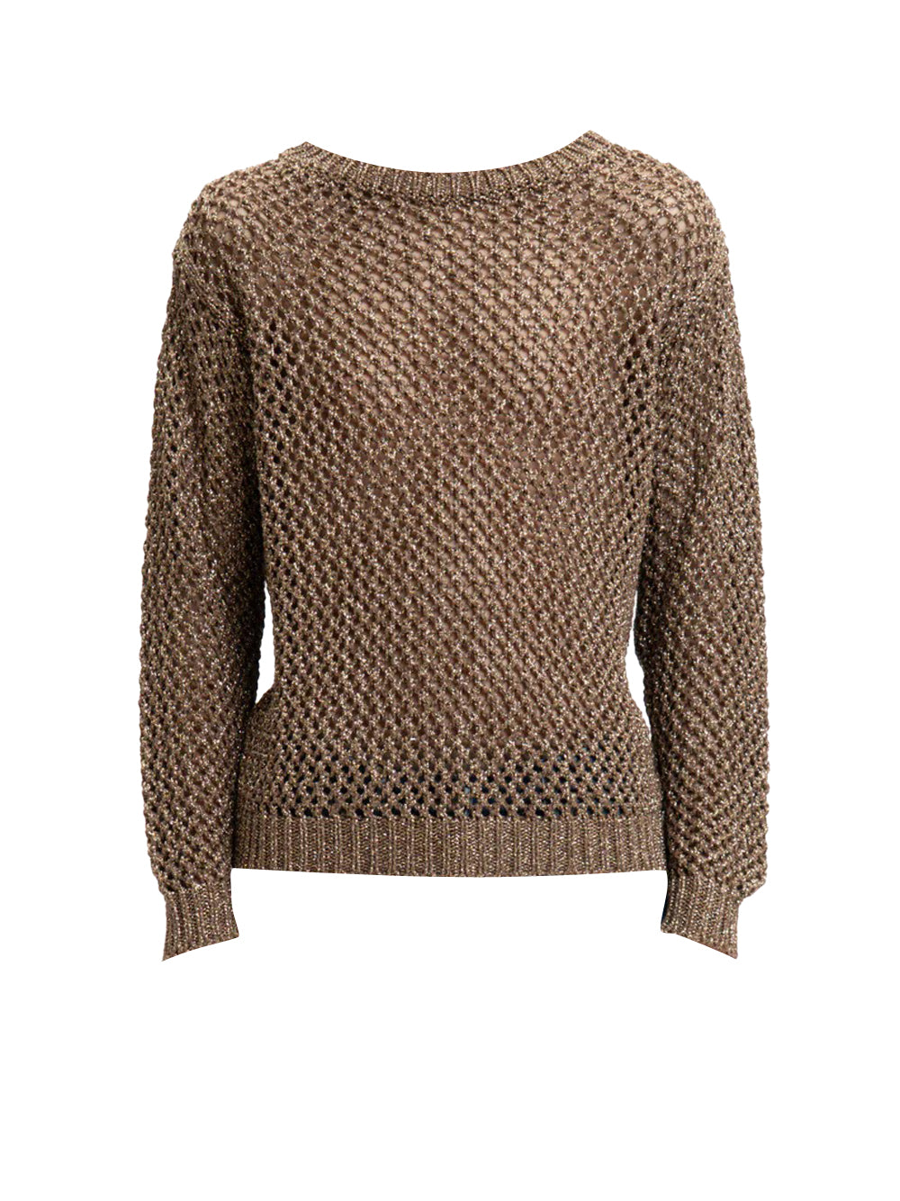 Tensione In Maglia Donna D75073LJ Marrone