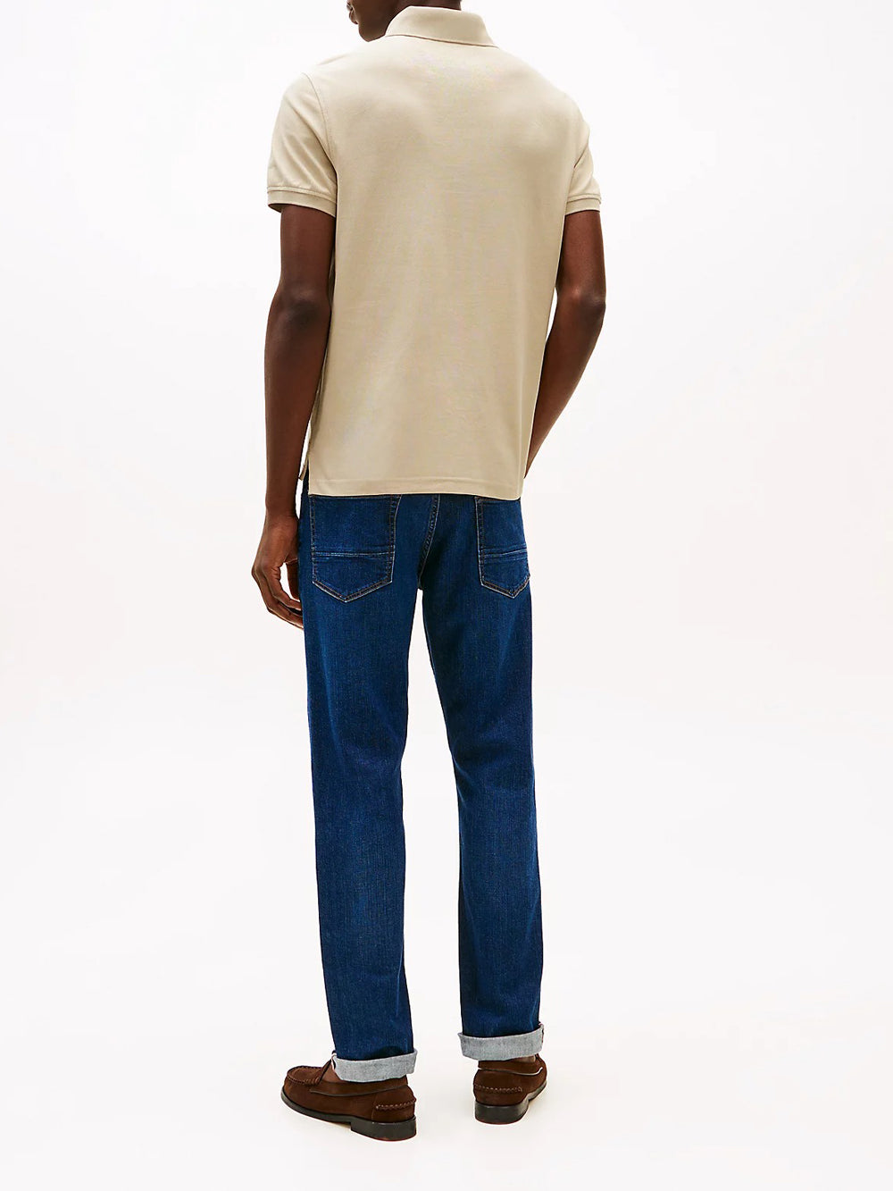 Tommy Hilfiger Polo Uomo MW0MW17770 Beige