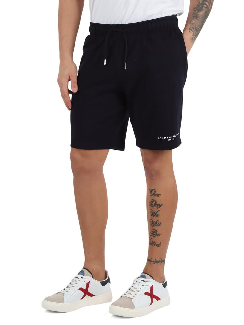 Tommy Hilfiger Pantalone Tuta Uomo MW0MW38698 Blu