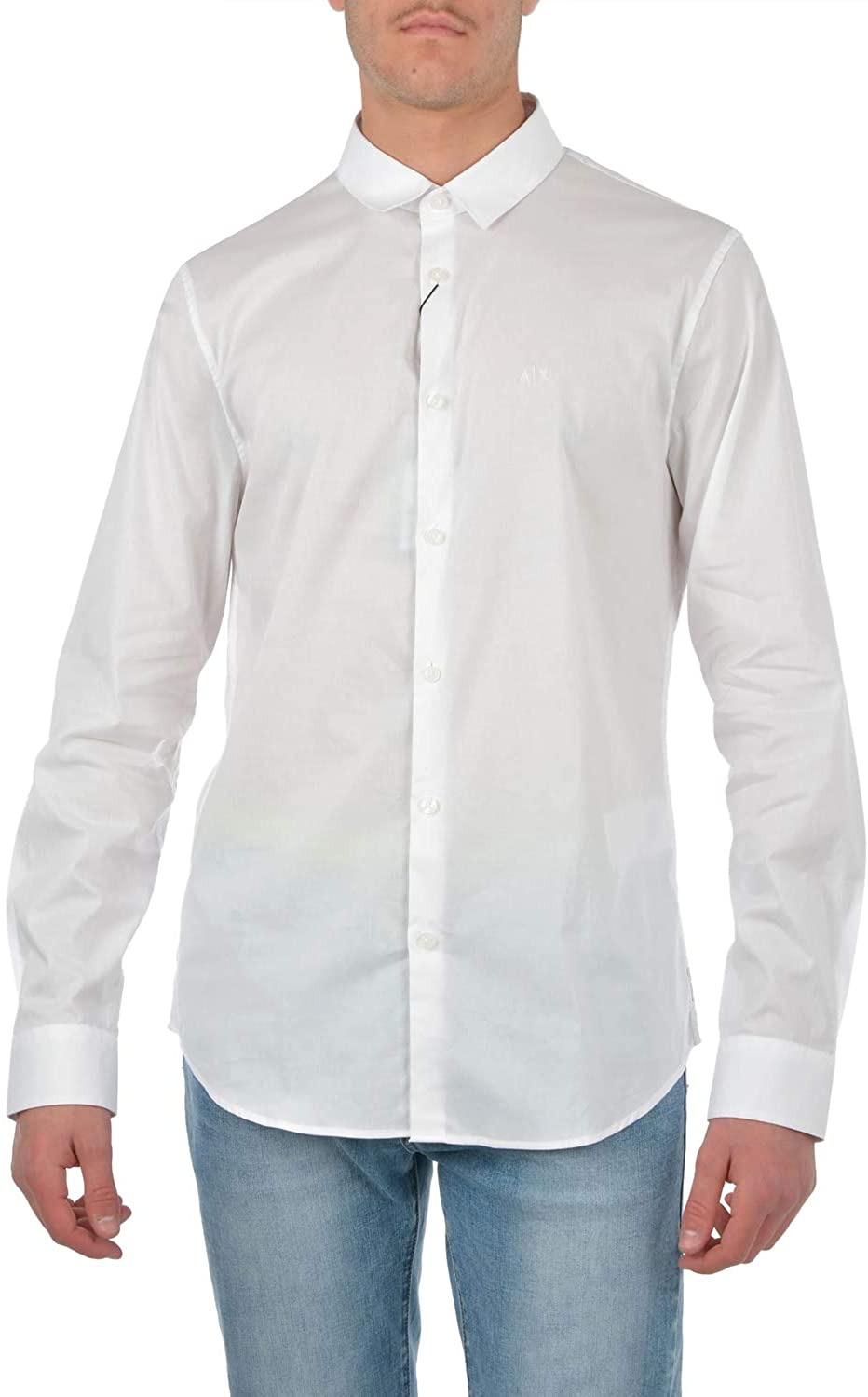 Camicia Casual Uomo Bianco