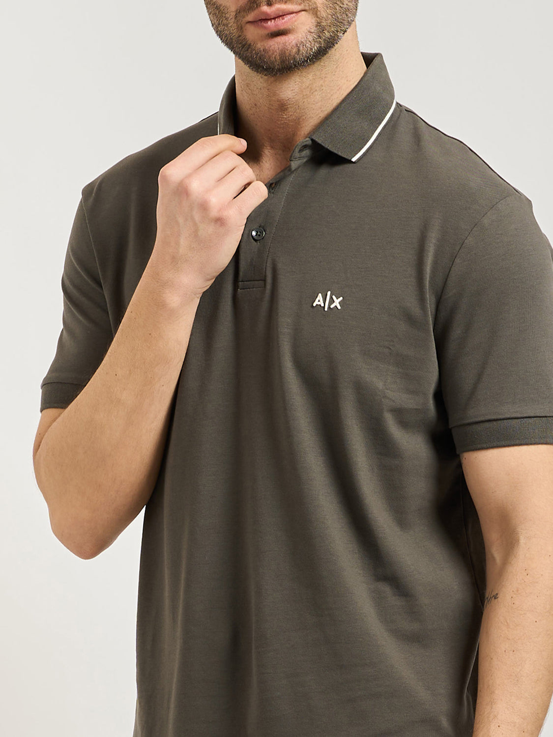 Armani Exchange Polo Uomo Sage