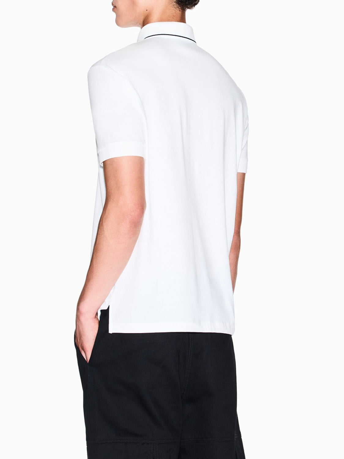 Polo Uomo Bianco ottico