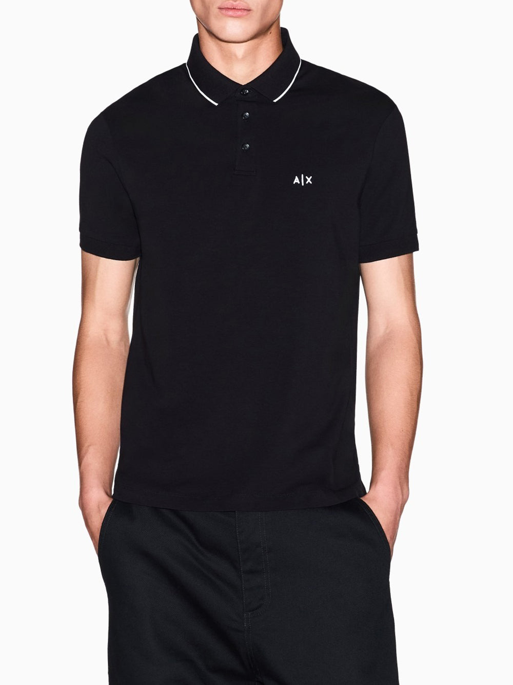 Armani Exchange Polo Uomo Nero