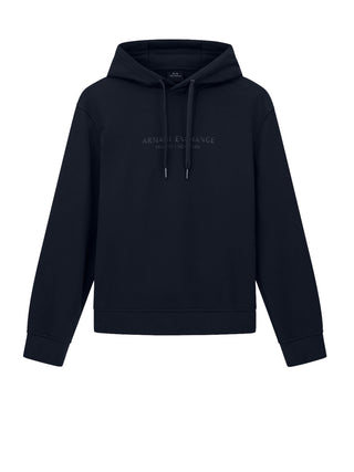 Felpa con Zip Uomo Navy scuro