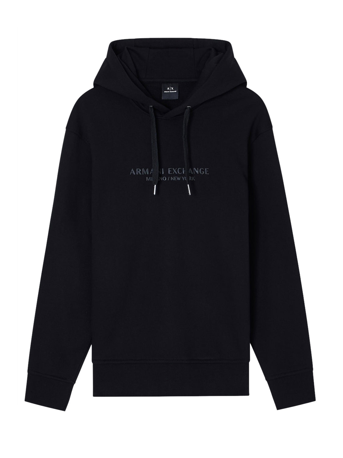 Felpa con Zip Uomo Nero