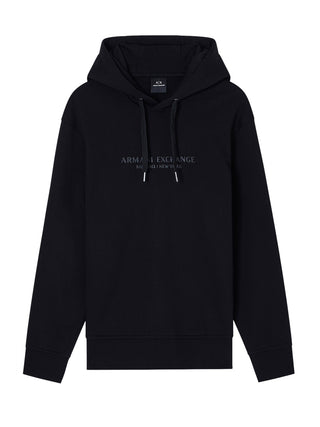 Felpa con Zip Uomo Nero