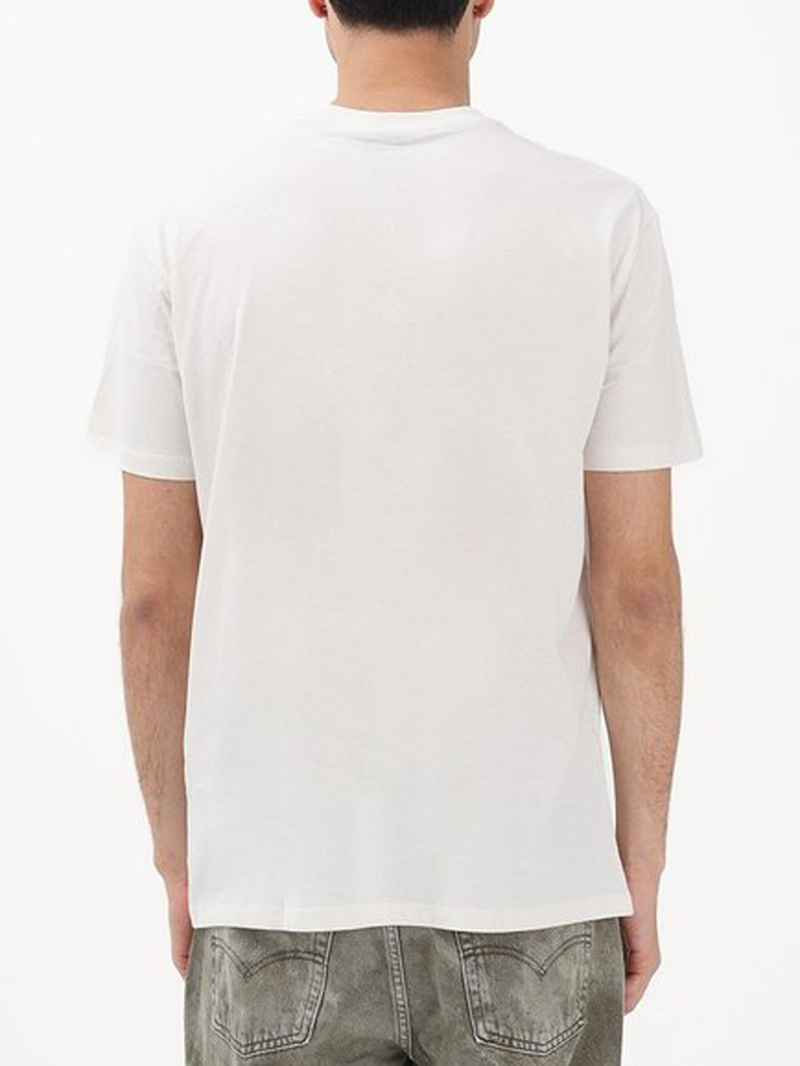 Armani Exchange T-shirt Uomo Crema