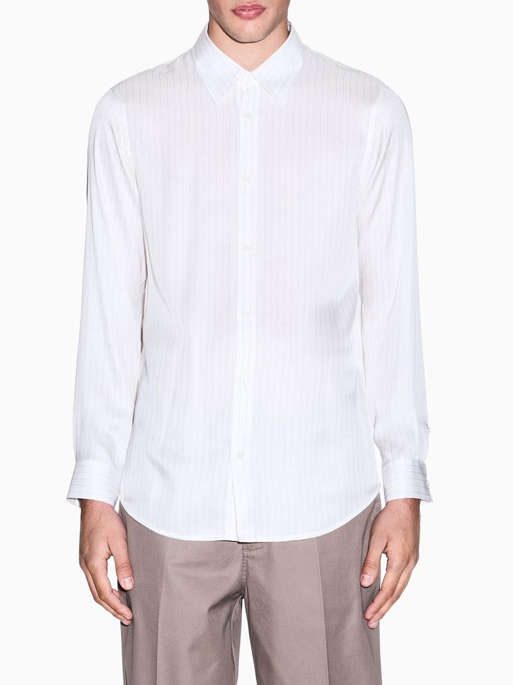 Camicia Casual Uomo Bianco ottico