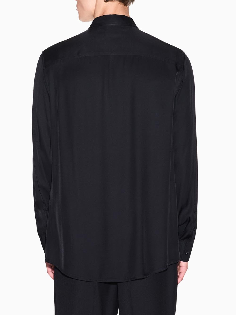 Camicia Casual Uomo Nero
