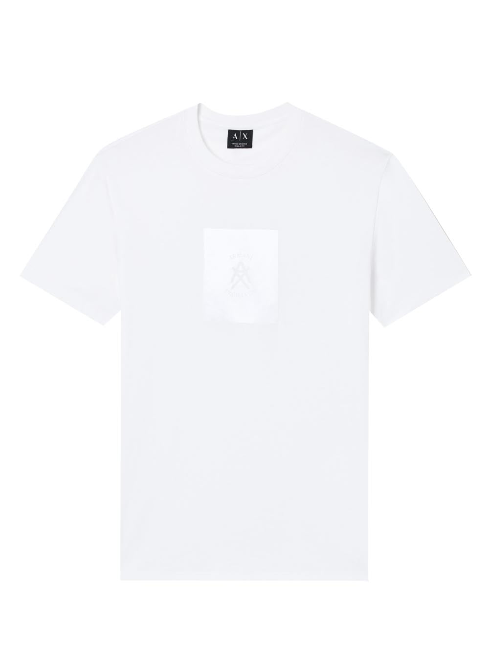 Armani Exchange T-shirt Uomo Bianco ottico