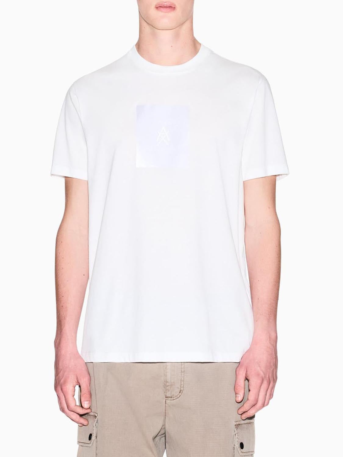 T-shirt Uomo Bianco ottico