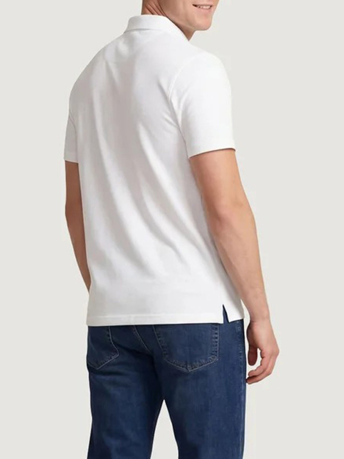 Polo Uomo Bianco ottico