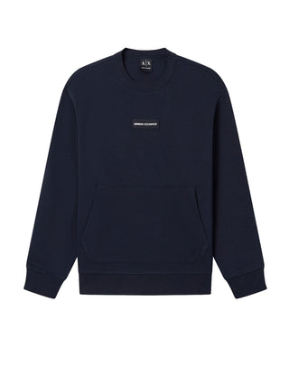 Felpa Girocollo Uomo Navy scuro