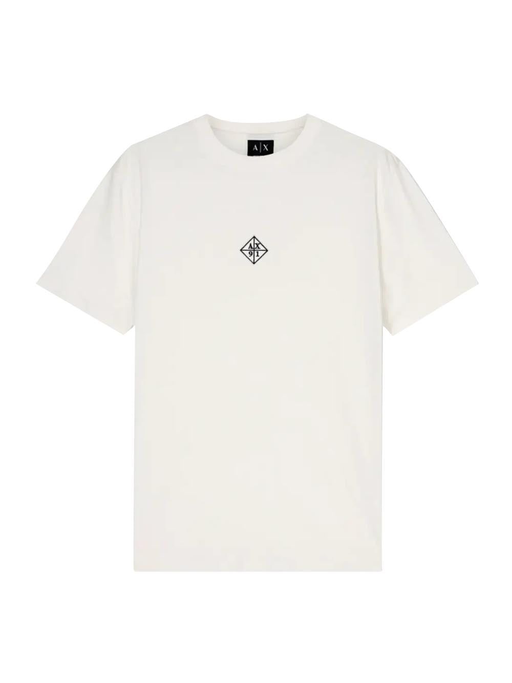 Armani Exchange T-shirt Uomo Bianco ottico