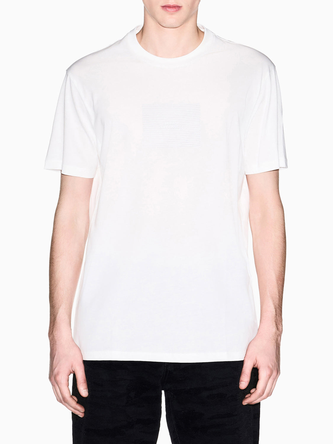 T-shirt Uomo Bianco ottico