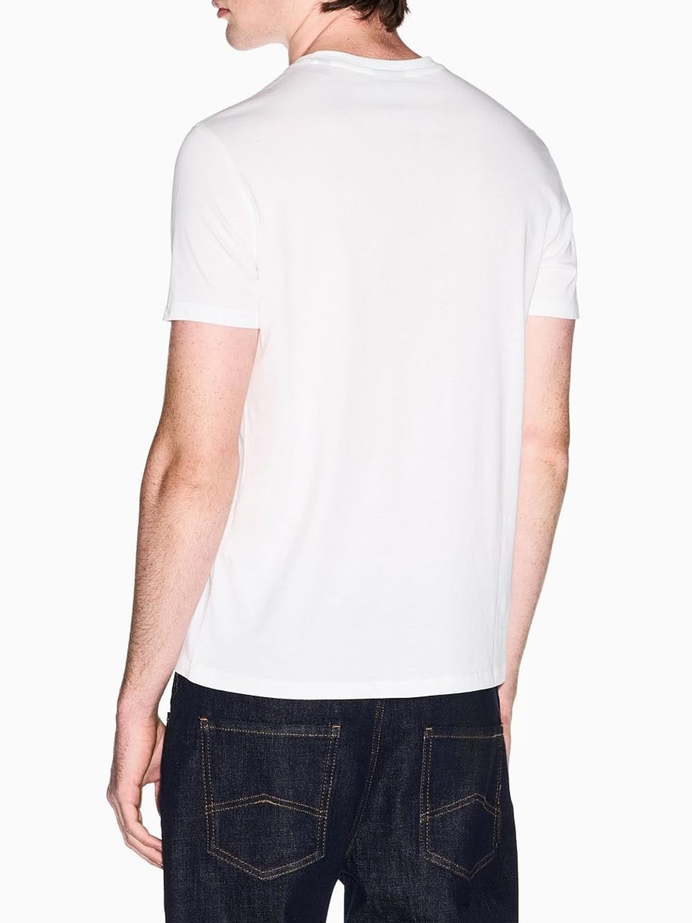 Armani Exchange T-shirt Uomo Bianco ottico