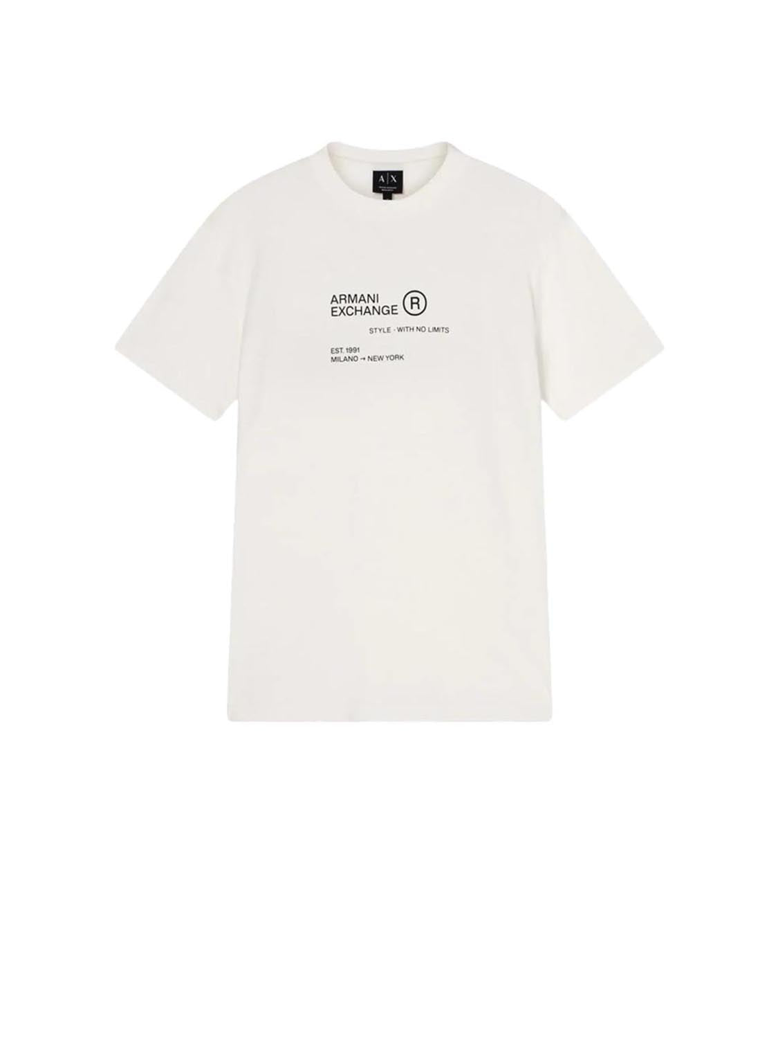 T-shirt Uomo Bianco ottico