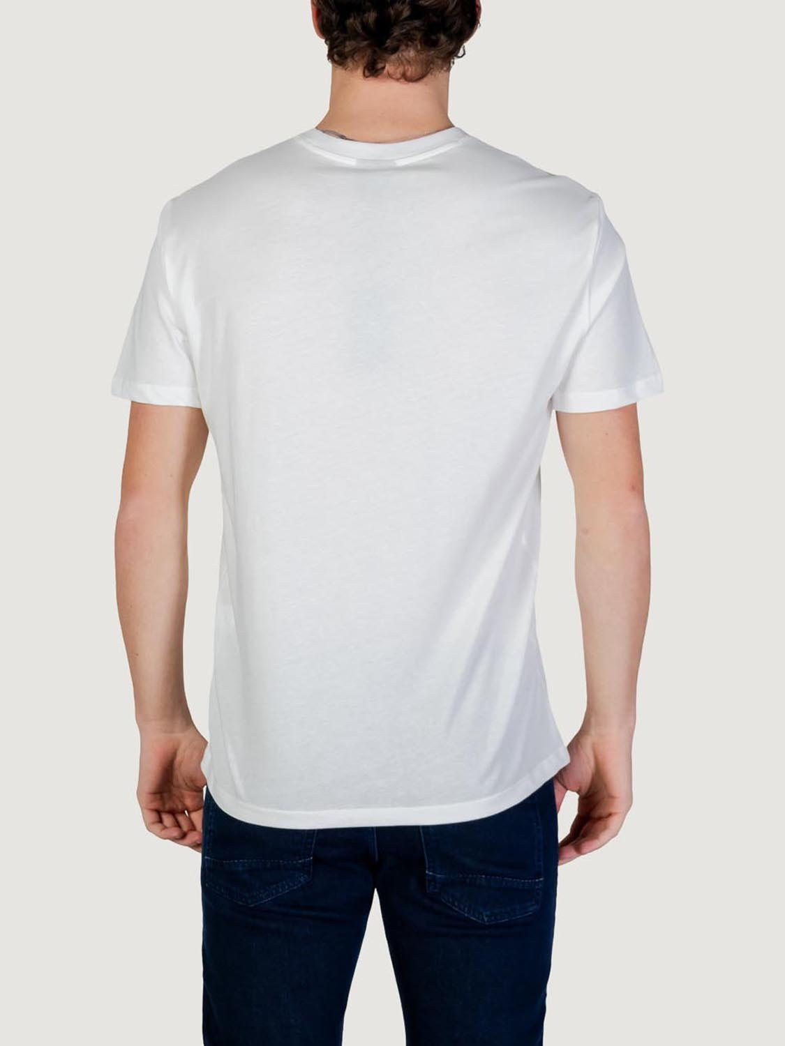 T-shirt Uomo Bianco ottico