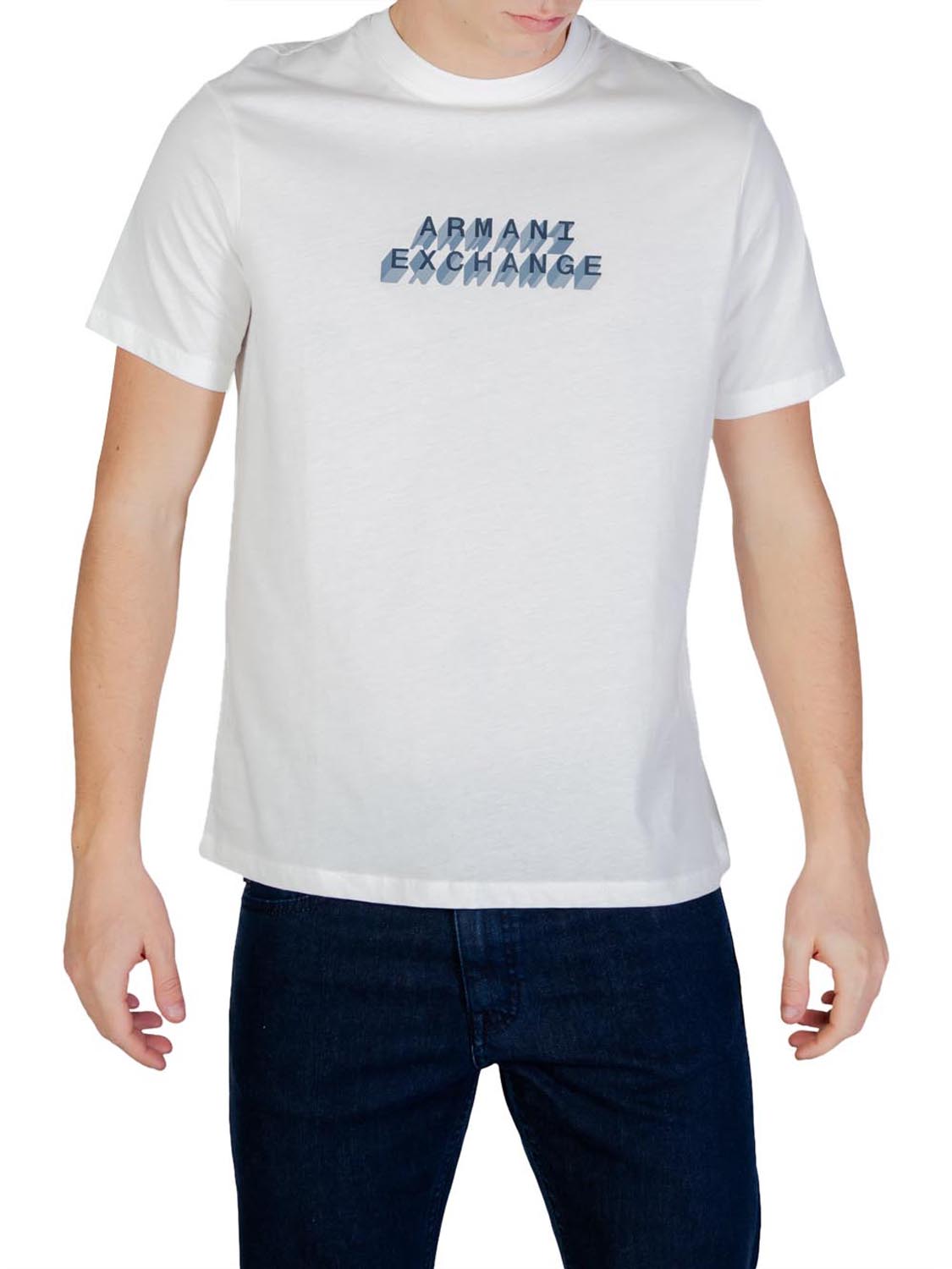 T-shirt Uomo Bianco ottico