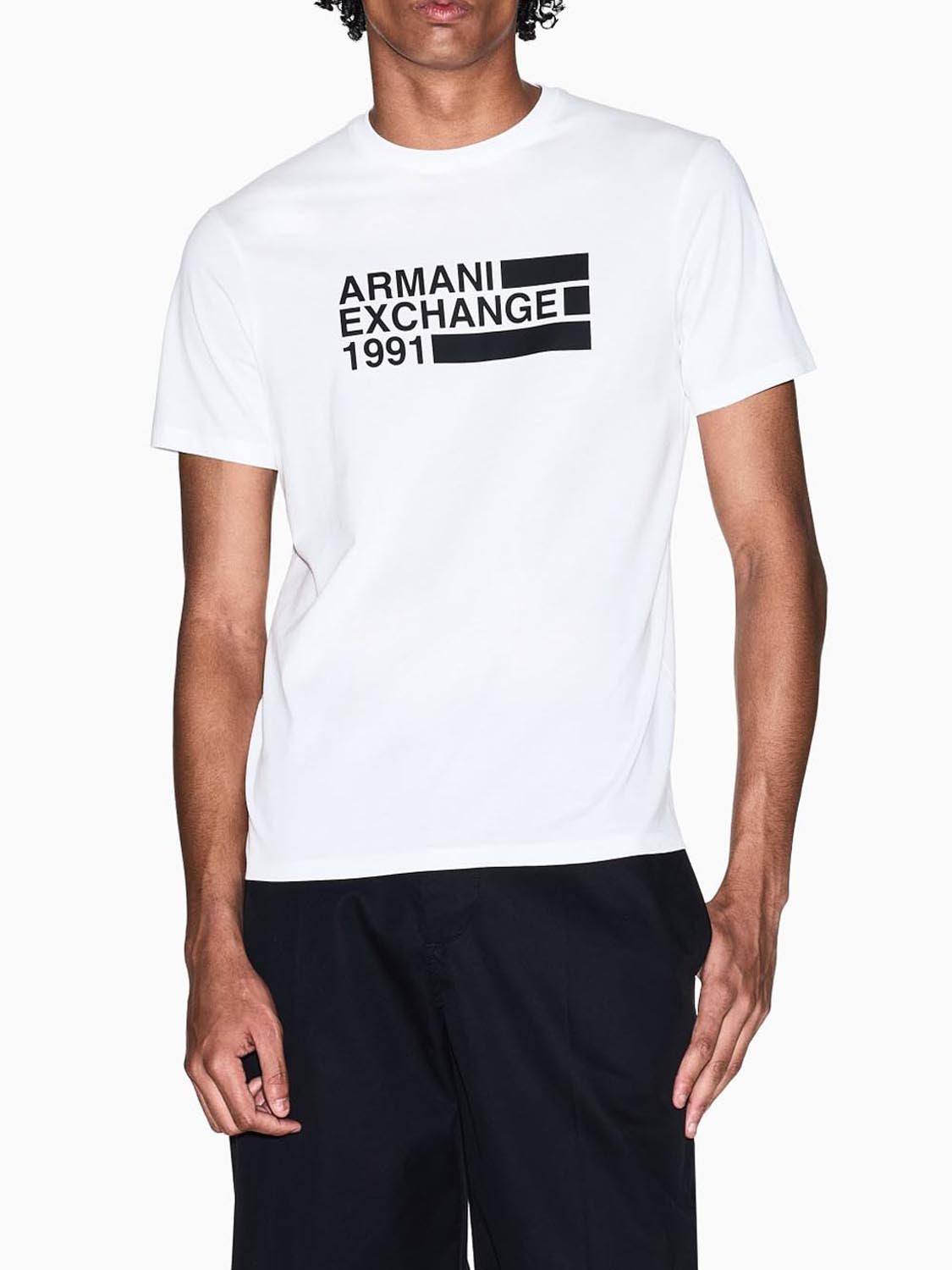 T-shirt Uomo Bianco ottico