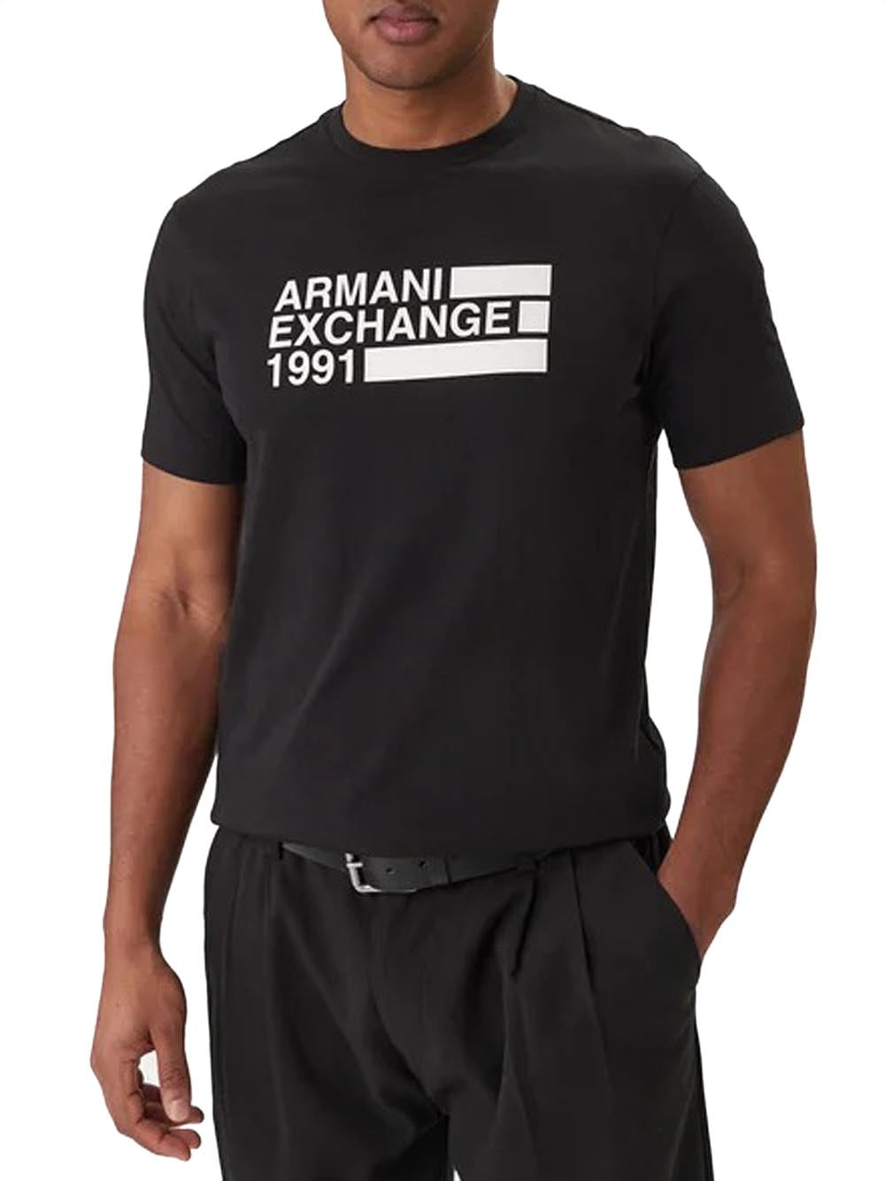 Armani Exchange T-shirt Uomo Nero