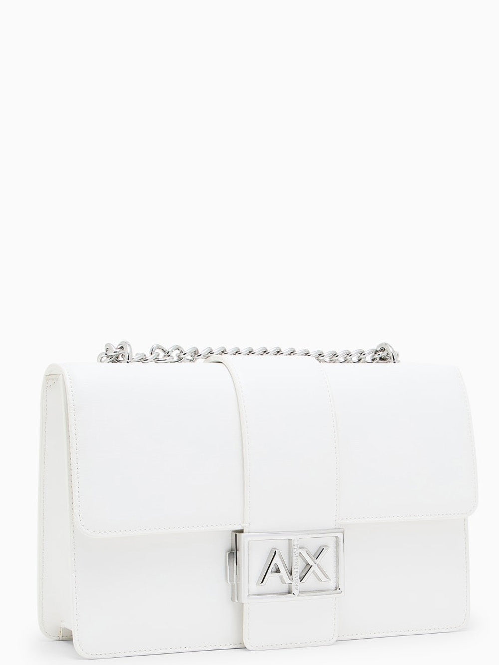 Borsa a Spalla Donna Bianco ottico