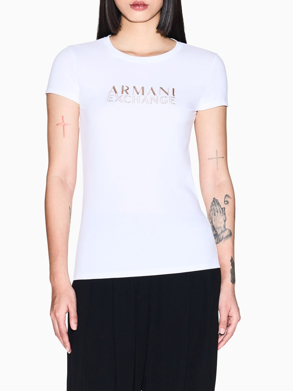 T-shirt Donna Bianco ottico