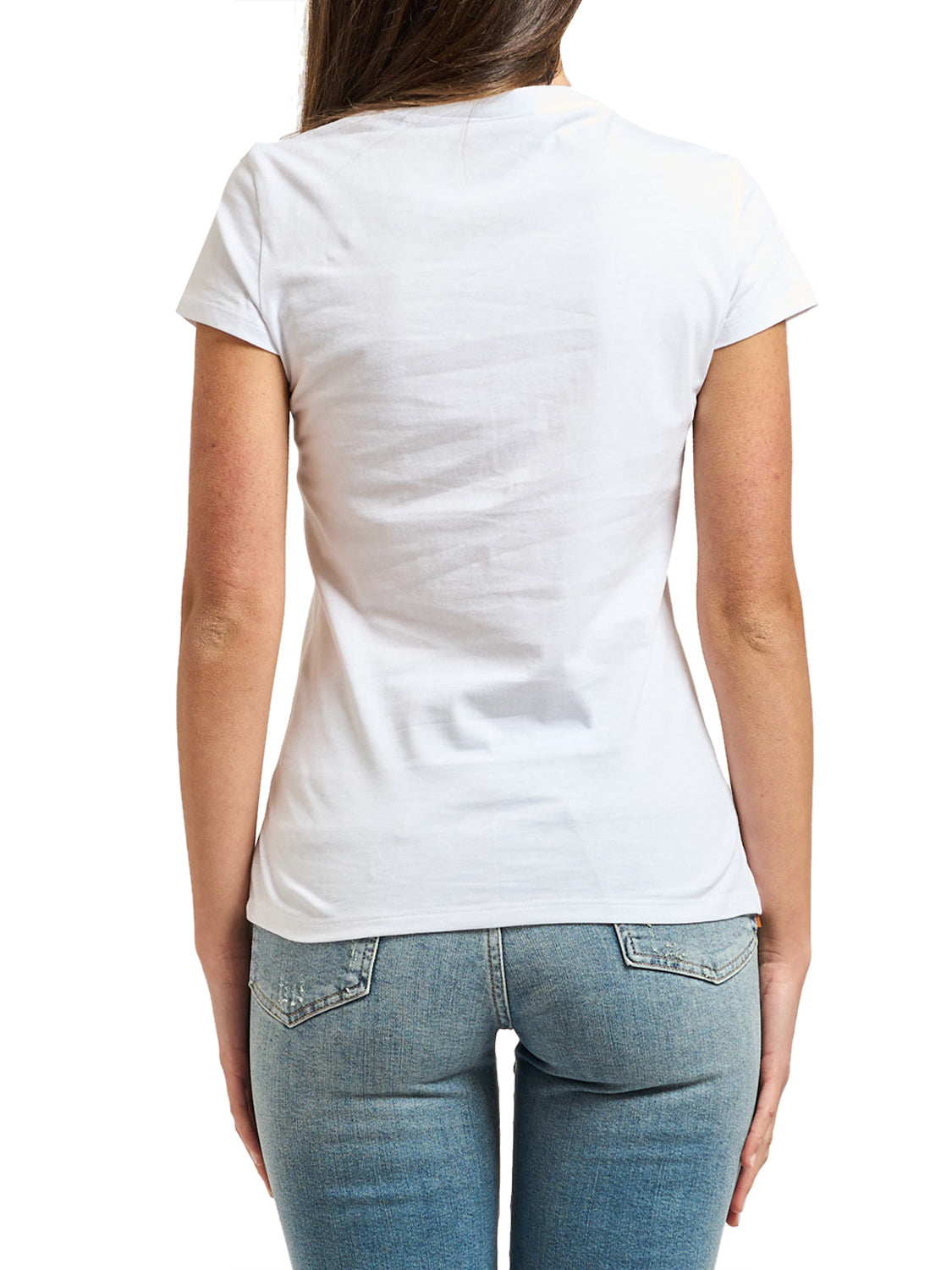 Armani Exchange T-shirt Donna Bianco ottico