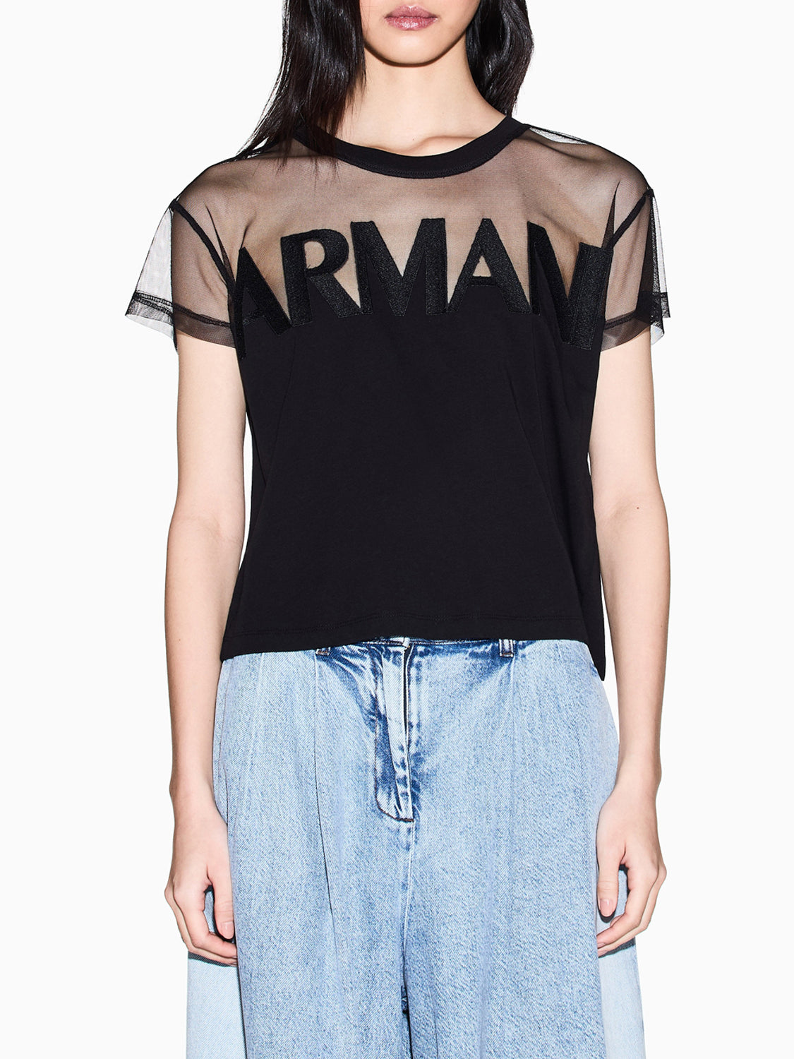 Armani Exchange T-shirt Donna Nero