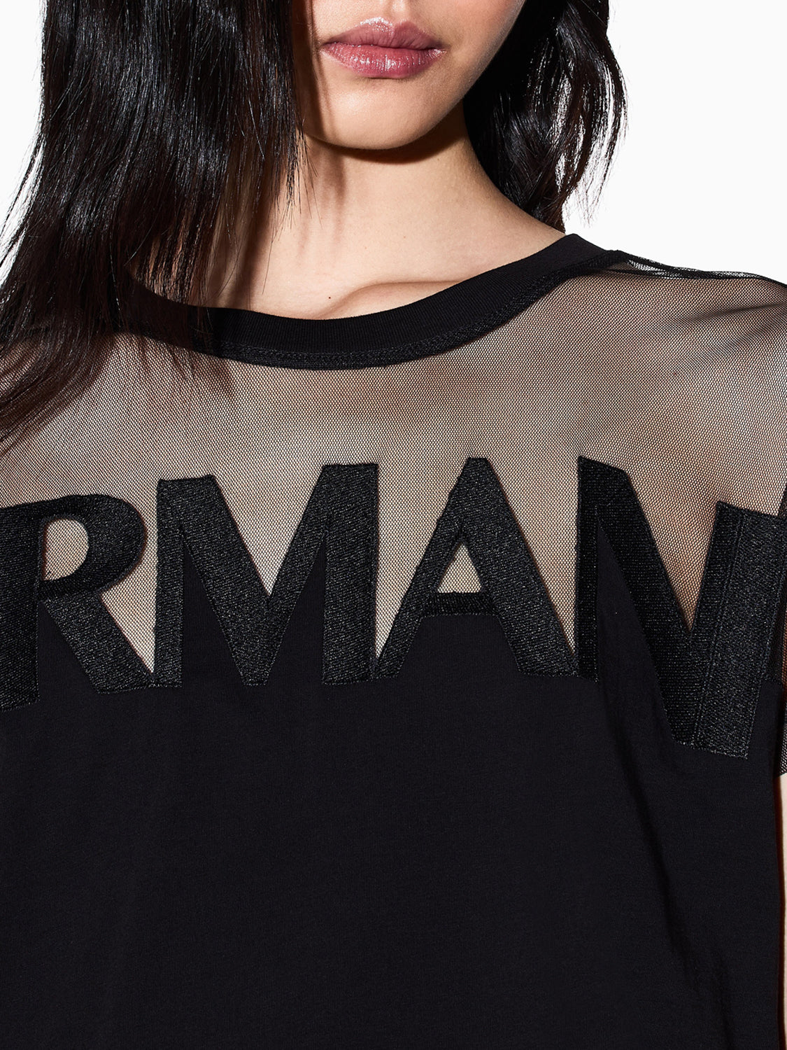 Armani Exchange T-shirt Donna Nero