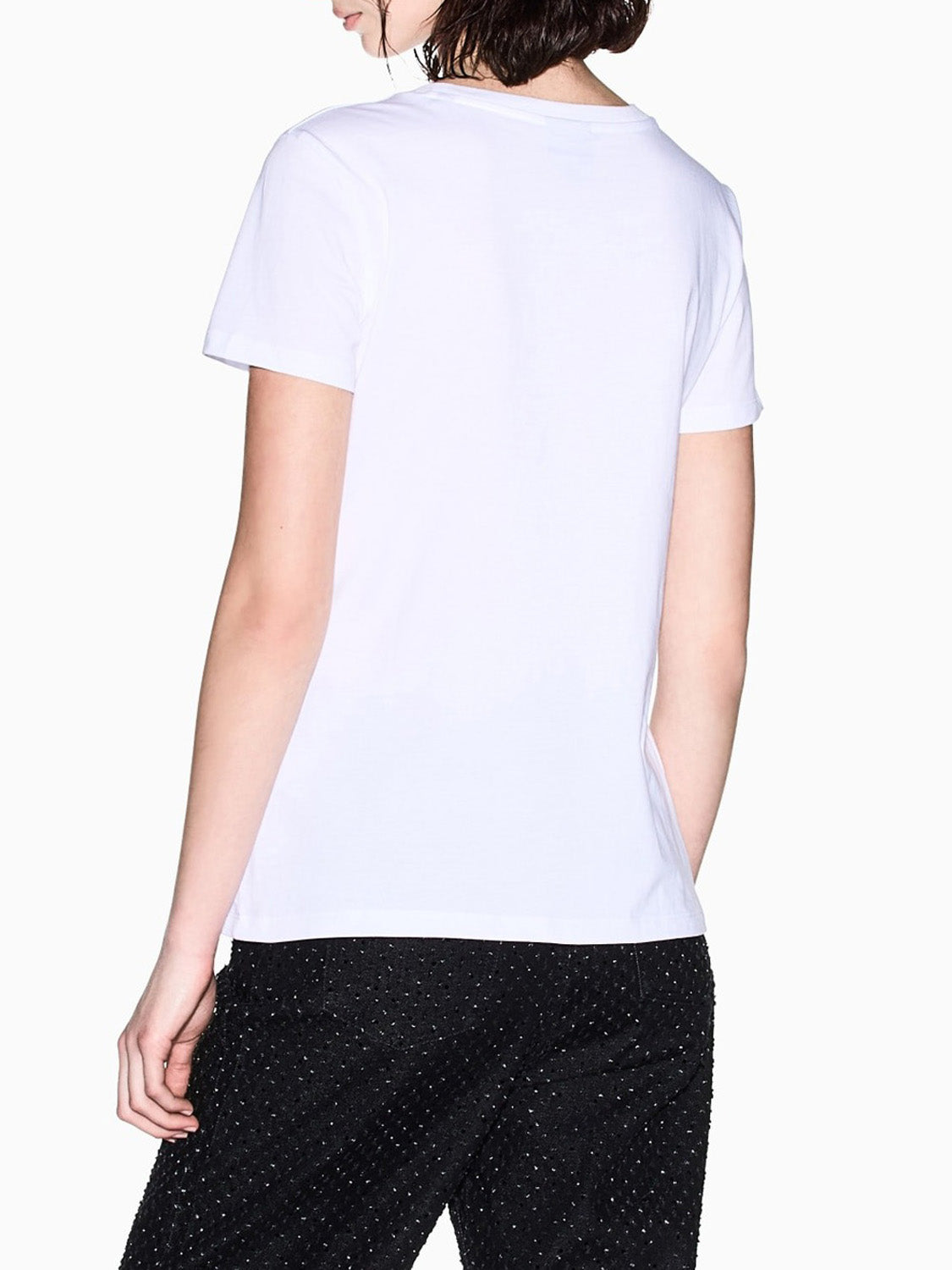 T-shirt Donna Bianco ottico