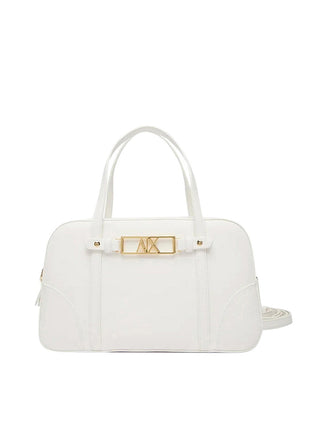 Armani Exchange Borsa a Mano Donna Bianco ottico