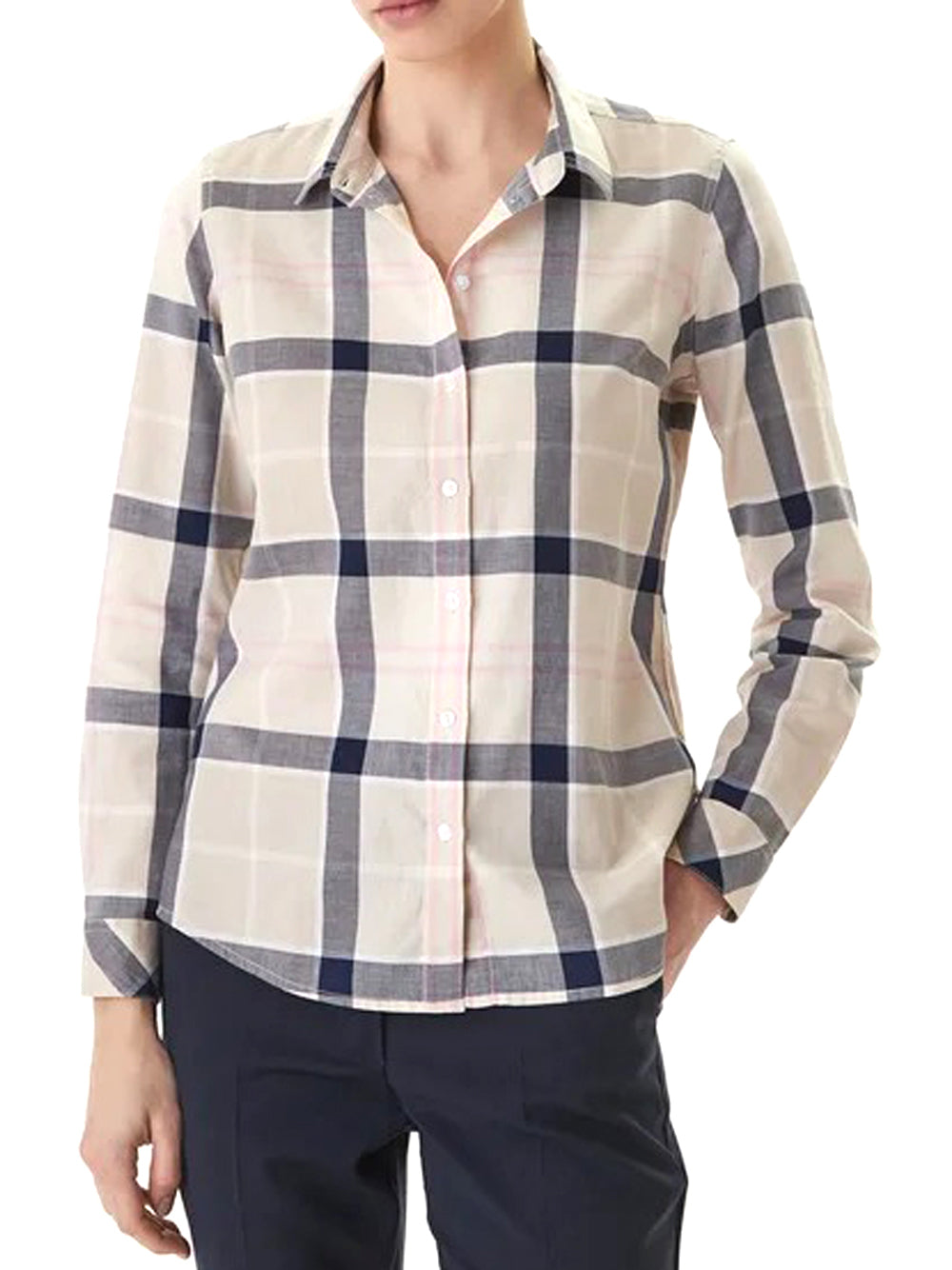 Barbour Camicia Casual Donna Bredon Beige