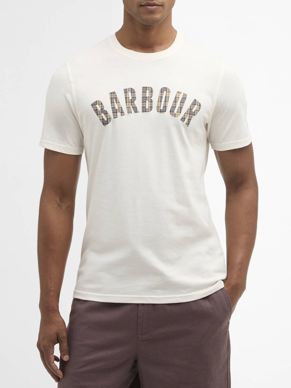 Barbour T-shirt Uomo Berwick Bianco