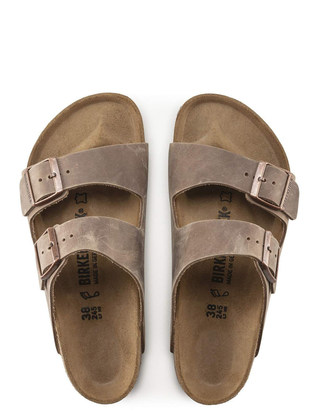 Birkenstock Sandalo Basso Uomo Arizona Tabacco
