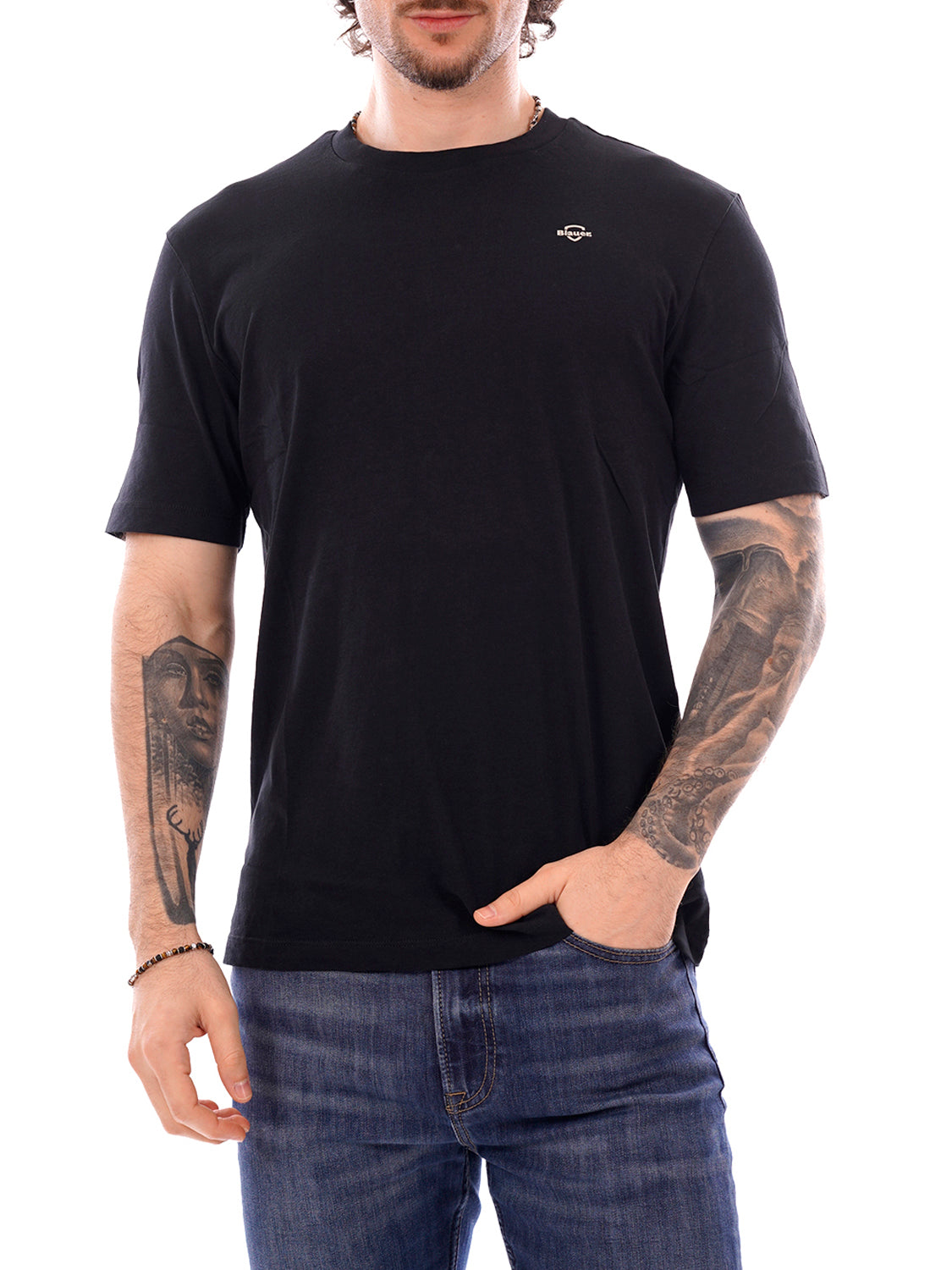 T-shirt Uomo Errol Nero