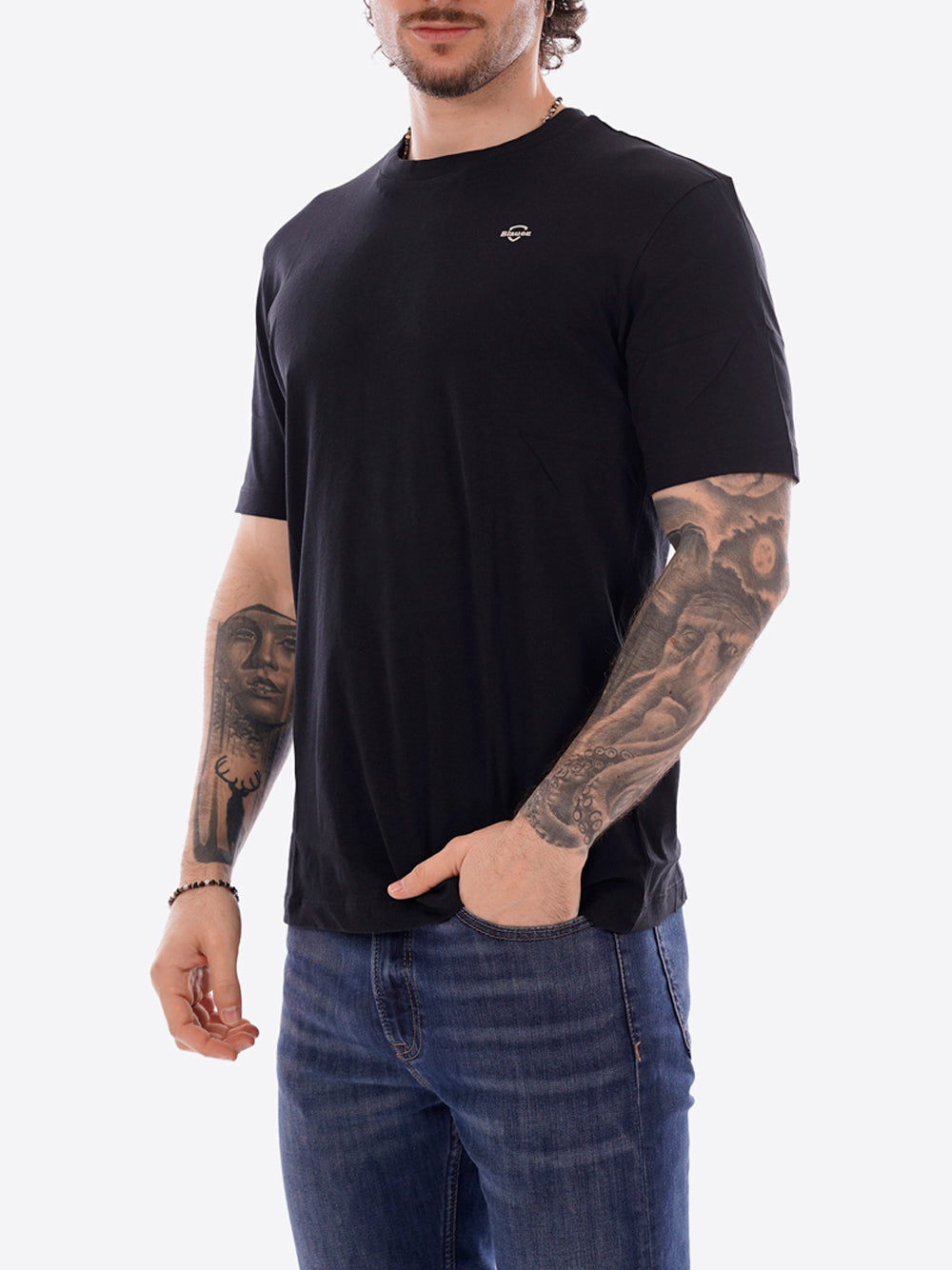 T-shirt Uomo Errol Nero